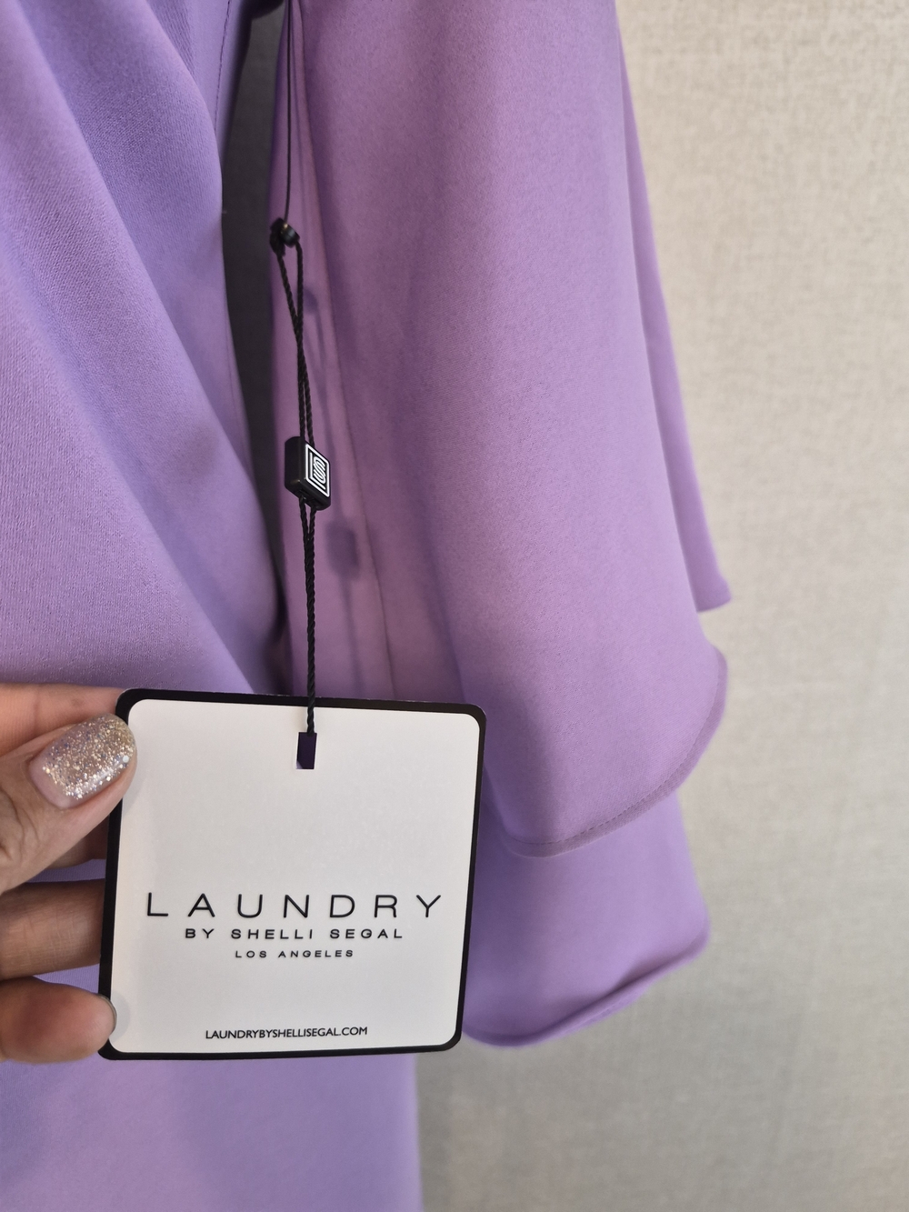 Laundry by Shelli Segal Lilac Dress New with tags, but with a small flaw in the